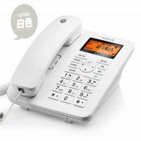 摩托罗拉（Motorola） CT111C 录音电话机 智能插TF扩展卡 白色 固定座机 办公家用 (单位:部)