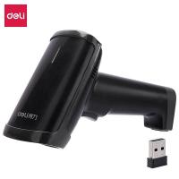 得力（deli） 14950W 条码扫描器 一维码≥4.7mil，二维码>10mil 黑色 (单位:个)