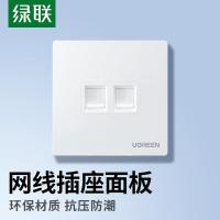 绿联（UGREEN） 80182（NW144） 网络面板 86*86mm（单位：个)新旧包装随机发货