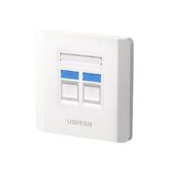 绿联（UGREEN） 80182（NW144） 网络面板 86*86mm（单位：个)新旧包装随机发货