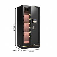 臻远 ZY406013017 保险柜 大型保险柜智能保险箱电子密码 52*44*100cm（单位：台）黑金色