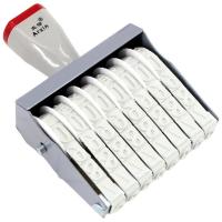 亚信NO.227 特8位转轮号码印数字章 财务打码机 字高12mm（单位：个）白色
