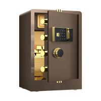 臻远 ZY-SY-272 全钢实心指纹款保险柜带轮子 38*34*60cm（单位：台）咖色