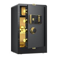 臻远 ZY-SY-274 全钢实心指纹款保险柜 44*40*80cm（单位：台）黑色