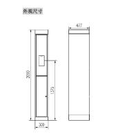 海康威视 XT-ZNKDG0Z-18 智能储物保险柜 300*477*2090mm(单位：个)