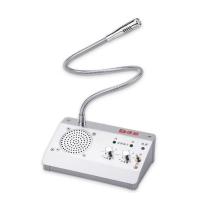 德顺（DESHUN） DS-1908-4W 窗口双向对讲机 主机*1+4W金属圆形分机*1 (单位: 套)银色