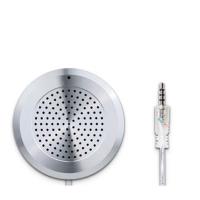 德顺（DESHUN） DS-1908-4W 窗口双向对讲机 主机*1+4W金属圆形分机*1 (单位: 套)银色