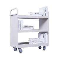 臻远 ZY5052295 档案室手推车 3层护边推车 80*36*90cm（单位：个）白色