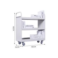 臻远 ZY5052295 档案室手推车 3层护边推车 80*36*90cm（单位：个）白色