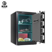 狮沃德（shiwode）SWD-070电子密码指纹保险柜家用70cm*40cm*36cm指纹+密码 （单位：个）黑色