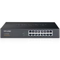 普联（TP-LINK） TL-SF1016D TP-LINK百兆非网管交换机 16口百兆 桌面式非网管交换机一年保修 (单位：台)