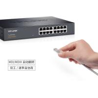 普联（TP-LINK） TL-SF1016D TP-LINK百兆非网管交换机 16口百兆 桌面式非网管交换机一年保修 (单位：台)