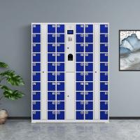 臻远 ZY5071408 文件保险柜 143*30*180cm 蓝色 60门手机柜指纹系统 (单位:台)