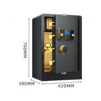 臻远 ZY50212019 全钢保险柜办公防盗保险箱 电子款 42*38*70cm(单位：台) 黑色