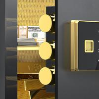 臻远 ZY-SY-270 现代简约保险柜 指纹款 35*30*30cm 黑色 全钢实心 (单位:台)